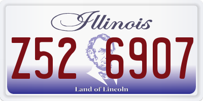 IL license plate Z526907