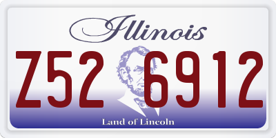 IL license plate Z526912