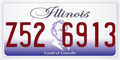 IL license plate Z526913