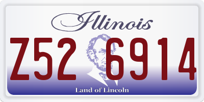 IL license plate Z526914