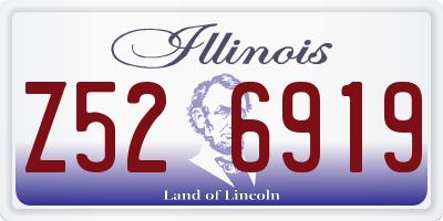 IL license plate Z526919