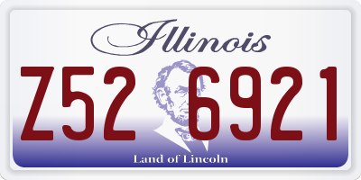 IL license plate Z526921