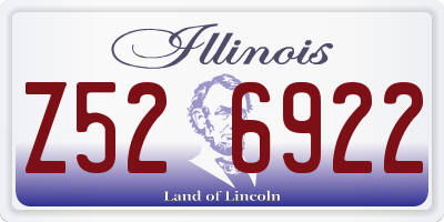 IL license plate Z526922