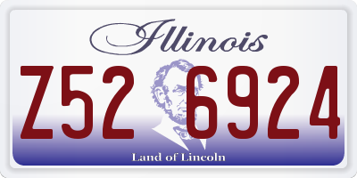 IL license plate Z526924