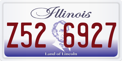 IL license plate Z526927