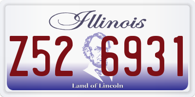 IL license plate Z526931
