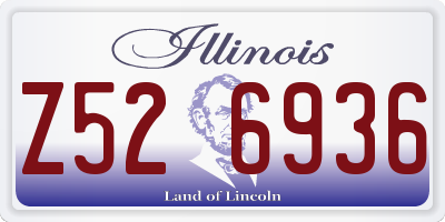 IL license plate Z526936