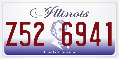 IL license plate Z526941