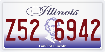 IL license plate Z526942