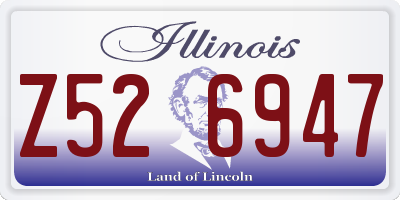 IL license plate Z526947