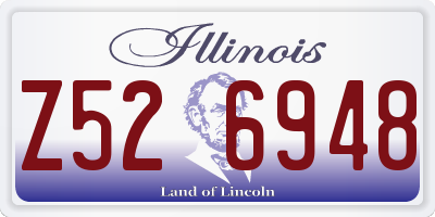 IL license plate Z526948