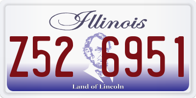 IL license plate Z526951