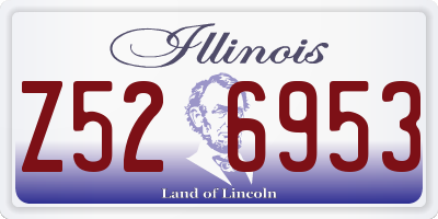 IL license plate Z526953
