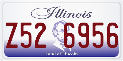IL license plate Z526956