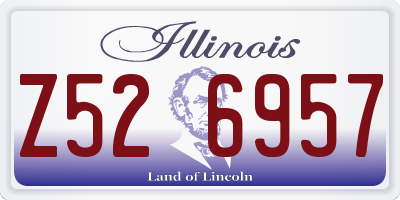 IL license plate Z526957
