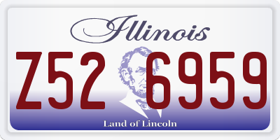 IL license plate Z526959