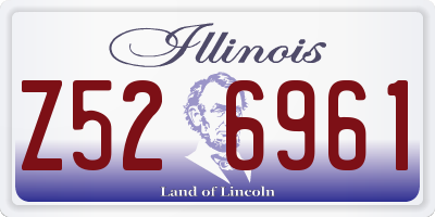 IL license plate Z526961