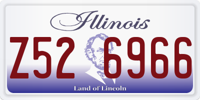 IL license plate Z526966