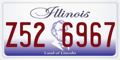 IL license plate Z526967