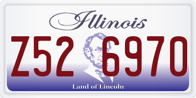 IL license plate Z526970