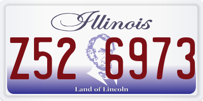 IL license plate Z526973