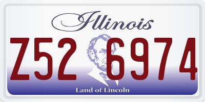 IL license plate Z526974