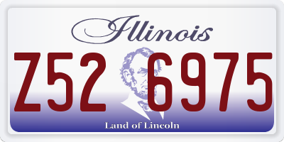 IL license plate Z526975