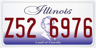 IL license plate Z526976