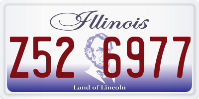 IL license plate Z526977