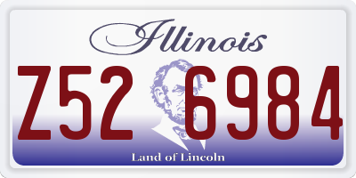 IL license plate Z526984