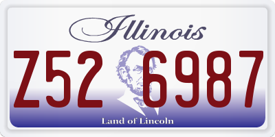 IL license plate Z526987