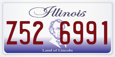 IL license plate Z526991