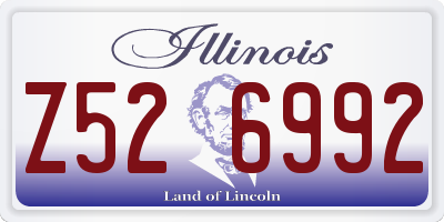 IL license plate Z526992