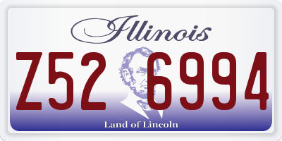 IL license plate Z526994