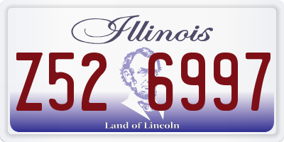 IL license plate Z526997