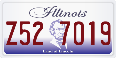 IL license plate Z527019