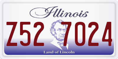 IL license plate Z527024