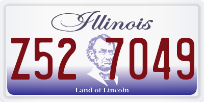 IL license plate Z527049