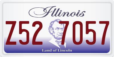 IL license plate Z527057