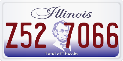 IL license plate Z527066