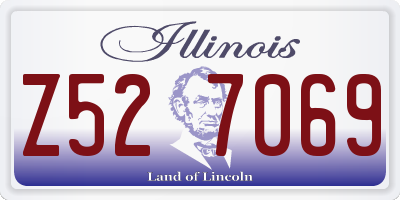 IL license plate Z527069