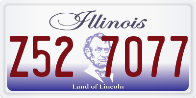 IL license plate Z527077