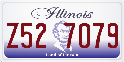 IL license plate Z527079