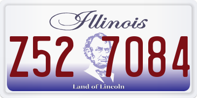 IL license plate Z527084