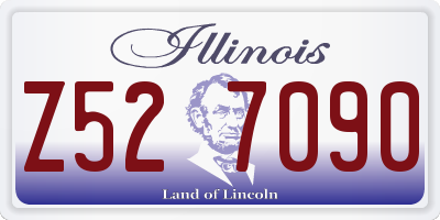 IL license plate Z527090