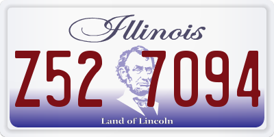 IL license plate Z527094