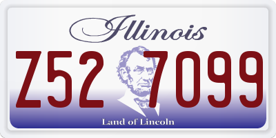 IL license plate Z527099