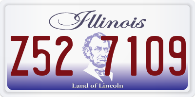 IL license plate Z527109