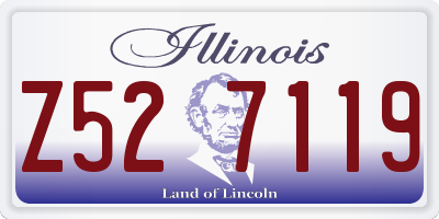 IL license plate Z527119