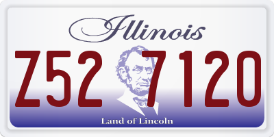 IL license plate Z527120